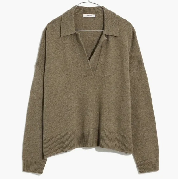 Madewell Davie Polo Sweater - Picture 2 of 5